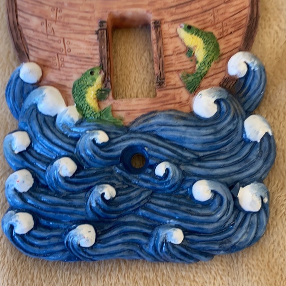 Noah’s Ark Light Switch Cover and Picture Frame - Picture 6 of 14